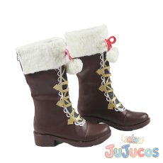 画像3: 島村卯月　ココロ・イルミネーション　コスプレ靴　アイドルマスター シンデレラガールズ　コスプレブーツ　JUJUcosplay (3)