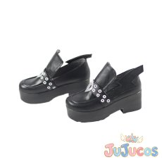 画像3: VTuber　魔界ノりりむ　セーラー服　コスプレ靴　バーチャルYouTuber　コスプレブーツ　JUJUcosplay (3)