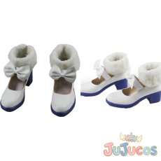 画像1: VTuber　兎田ぺこら　初期2D　コスプレ靴　バーチャルYouTuber　コスプレブーツ　JUJUcosplay (1)