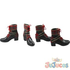 画像1: エペル・フェルミエ　制服　コスプレ靴　ツイステッドワンダーランド　コスプレブーツ　JUJUcosplay (1)