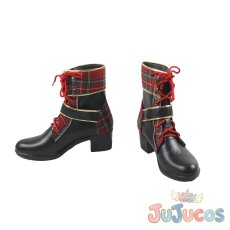 画像2: エペル・フェルミエ　制服　コスプレ靴　ツイステッドワンダーランド　コスプレブーツ　JUJUcosplay (2)