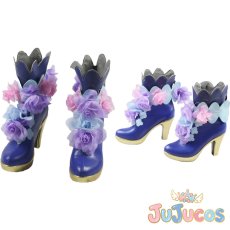 画像1: 白銀リリィ　ロゼッタソーン　コスプレ靴　アイカツスターズ!　コスプレブーツ　JUJUcosplay (1)