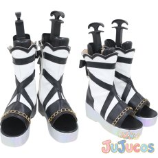 画像1: VTuber　星街すいせい　SuperNova　comet衣装　コスプレ靴　バーチャルYouTuber　コスプレブーツ　JUJUcosplay (1)