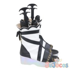 画像4: VTuber　星街すいせい　SuperNova　comet衣装　コスプレ靴　バーチャルYouTuber　コスプレブーツ　JUJUcosplay (4)