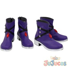 画像1: フカ・極迅侍道　猫と侍女　コスプレ靴　崩壊学園　コスプレブーツ　JUJUcosplay (1)