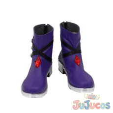 画像2: フカ・極迅侍道　猫と侍女　コスプレ靴　崩壊学園　コスプレブーツ　JUJUcosplay (2)