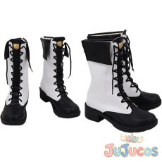 画像1: ニヤニヤ教授　コスプレ靴　ブルーアーカイブ　コスプレブーツ　JUJUcosplay (1)