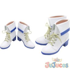 画像1: 西城樹里　アイドルロード　コスプレ靴　アイドルマスター シャイニーカラーズ　コスプレブーツ　JUJUcosplay (1)