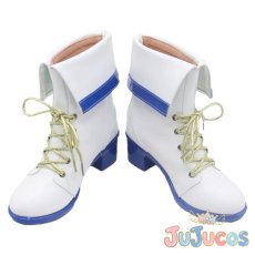 画像2: 西城樹里　アイドルロード　コスプレ靴　アイドルマスター シャイニーカラーズ　コスプレブーツ　JUJUcosplay (2)