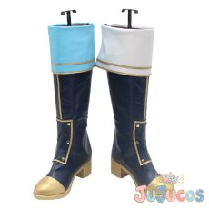 画像2: VTuber　葉加瀬冬雪　SYMPHONIA　5th Anniversary　コスプレ靴　バーチャルYouTuber　コスプレブーツ　JUJUcosplay (2)