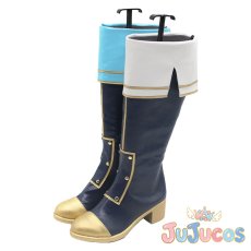 画像3: VTuber　葉加瀬冬雪　SYMPHONIA　5th Anniversary　コスプレ靴　バーチャルYouTuber　コスプレブーツ　JUJUcosplay (3)