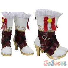 画像1: 姫里マリア　星座ドレス　コスプレ靴　アイカツ!　コスプレブーツ　JUJUcosplay (1)