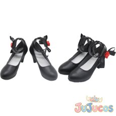 画像1: 今井リサ　Roselia 6th anniversary　コスプレ靴　BanG Dream!（バンドリ！）　コスプレブーツ　JUJUcosplay (1)