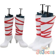 画像1: 日下部まろん　初期衣装　コスプレ靴　神風怪盗ジャンヌ　コスプレブーツ　JUJUcosplay (1)