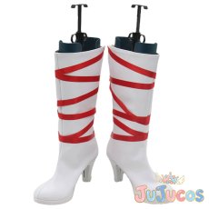 画像2: 日下部まろん　初期衣装　コスプレ靴　神風怪盗ジャンヌ　コスプレブーツ　JUJUcosplay (2)