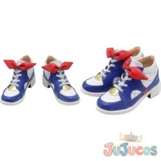 画像1: アーモンドアイ　勝負服　コスプレ靴　ウマ娘プリティーダービー　コスプレブーツ　JUJUcosplay (1)