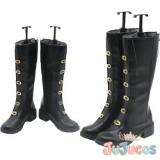 画像1: 滌火ジェシカ　デイヴィスタウンにて　コスプレ靴　アークナイツ　コスプレブーツ　JUJUcosplay (1)