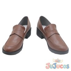 画像2: 若葉睦　月ノ森のきゅうり娘　コスプレ靴　BanG Dream! It's MyGO!!!!!　コスプレブーツ　JUJUcosplay (2)