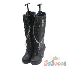 画像3: 藤堂ユリカ　ブロックチェック　コスプレ靴　アイカツ!　コスプレブーツ　JUJUcosplay (3)