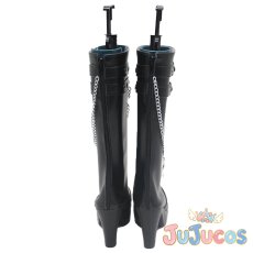 画像4: 藤堂ユリカ　ブロックチェック　コスプレ靴　アイカツ!　コスプレブーツ　JUJUcosplay (4)