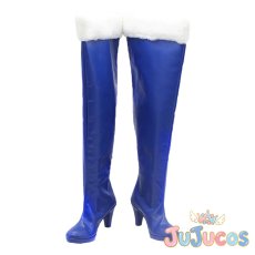 画像2: ユニ(ブルーキャット・マオ・キュアコスモ)　変身後　コスプレ靴　スター☆トゥインクルプリキュア　コスプレブーツ　JUJUcosplay (2)