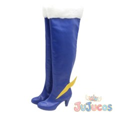 画像3: ユニ(ブルーキャット・マオ・キュアコスモ)　変身後　コスプレ靴　スター☆トゥインクルプリキュア　コスプレブーツ　JUJUcosplay (3)