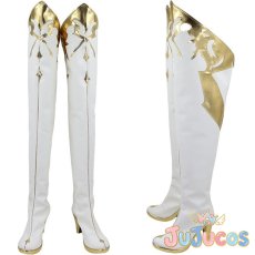 画像1: VTuber　Aia Amare(アイア アマレ)　Archangel　コスプレ靴　バーチャルYouTuber　コスプレブーツ　JUJUcosplay (1)