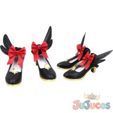 画像1: シズル（ノワール）　コスプレ靴　プリンセスコネクト！Re:Dive　コスプレブーツ　JUJUcosplay (1)