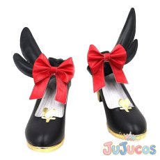 画像2: シズル（ノワール）　コスプレ靴　プリンセスコネクト！Re:Dive　コスプレブーツ　JUJUcosplay (2)