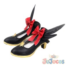 画像3: シズル（ノワール）　コスプレ靴　プリンセスコネクト！Re:Dive　コスプレブーツ　JUJUcosplay (3)