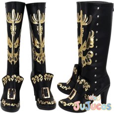 画像1: シエル・ファントムハイヴ　コスプレ靴　黒執事　コスプレブーツ　JUJUcosplay (1)