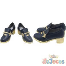 画像1: VTuber　伏見ガク　SYMPHONIA　5th Anniversary LIVE　コスプレ靴　バーチャルYouTuber　コスプレブーツ　JUJUcosplay (1)