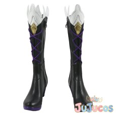 画像2: カレン・カスラナ　コスプレ靴　崩壊3rd　コスプレブーツ　JUJUcosplay (2)