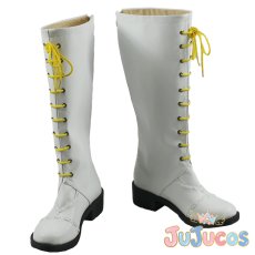 画像2: 鏡音リン　炉心融解　コスプレ靴　VOCALOID　コスプレブーツ　JUJUcosplay (2)