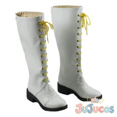 画像4: 鏡音リン　炉心融解　コスプレ靴　VOCALOID　コスプレブーツ　JUJUcosplay (4)