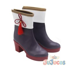 画像4: ユキ(オーエド)　コスプレ靴　プリンセスコネクト！Re:Dive　コスプレブーツ　JUJUcosplay (4)