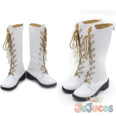 画像1: 物吉貞宗　正装　コスプレ靴　刀剣乱舞　コスプレブーツ　JUJUcosplay (1)