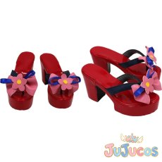 画像1: 狐坂ワカモ　私服　コスプレ靴　ブルーアーカイブ　コスプレブーツ　JUJUcosplay (1)