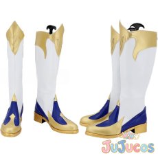 画像1: ルーシェン・ノイシュバーン　コスプレ靴　宵闇にかく語りき魔女　コスプレブーツ　JUJUcosplay (1)