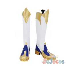 画像2: ルーシェン・ノイシュバーン　コスプレ靴　宵闇にかく語りき魔女　コスプレブーツ　JUJUcosplay (2)