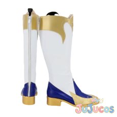 画像4: ルーシェン・ノイシュバーン　コスプレ靴　宵闇にかく語りき魔女　コスプレブーツ　JUJUcosplay (4)