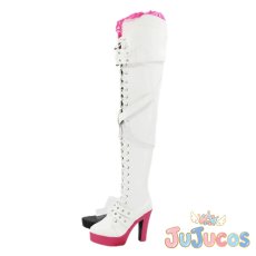 画像3: 初音ミク　レーシングミク2025　コスプレ靴　VOCALOID　コスプレブーツ　JUJUcosplay (3)