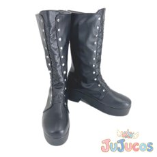 画像2: 重音テト　ハロウィン衣装　コスプレ靴　UTAU　コスプレブーツ　JUJUcosplay (2)