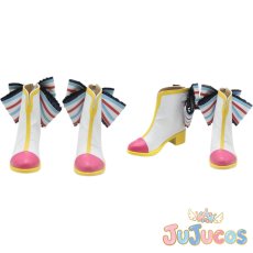 画像1: レオナ・ウェスト　コスプレ靴　プリパラ　コスプレブーツ　JUJUcosplay (1)