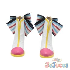 画像2: レオナ・ウェスト　コスプレ靴　プリパラ　コスプレブーツ　JUJUcosplay (2)