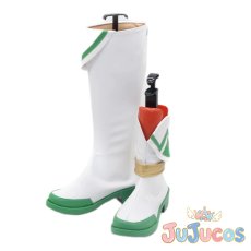 画像4: あんスタ　朱桜司　クロススカウト・プロメッサ　コスプレ靴　あんさんぶるスターズ！　コスプレブーツ　JUJUcosplay (4)