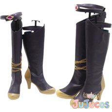 画像1: あんスタ　巴日和　傾慕の華／享楽　　コスプレ靴　あんさんぶるスターズ！　コスプレブーツ　JUJUcosplay (1)