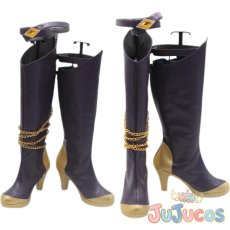 画像1: あんスタ　礼瀬マヨイ　傾慕の華／享楽　　コスプレ靴　あんさんぶるスターズ！　コスプレブーツ　JUJUcosplay (1)