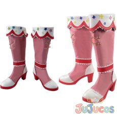 画像1: 大空あかり　Generation×マリオンクレープ コラボ　コスプレ靴　アイカツ!　コスプレブーツ　JUJUcosplay (1)
