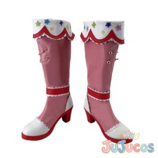 画像2: 大空あかり　Generation×マリオンクレープ コラボ　コスプレ靴　アイカツ!　コスプレブーツ　JUJUcosplay (2)